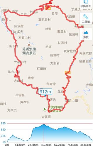 四明山自驾最好的线路-四明山自驾最好的线路 市区出发